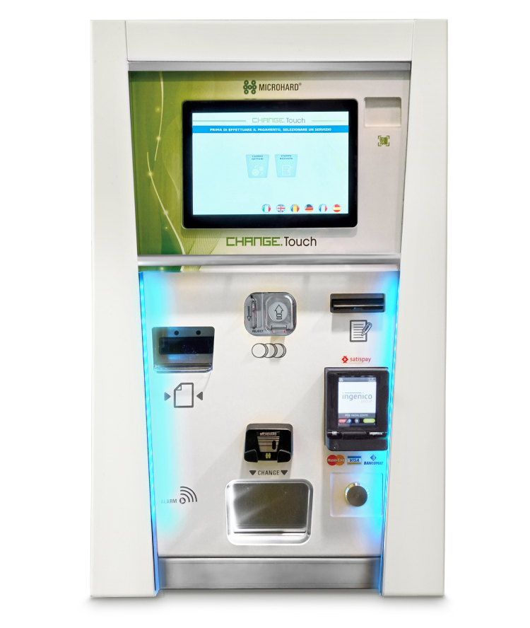 Change machines and token dispensers